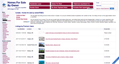Desktop Screenshot of homesalebyownercanada.com